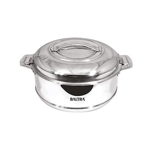 Baltra Royal Hot Case Stainless steel Casserole/Box/chapati Roti Case 4000 ml Baltra Royal Hot Case Stainless steel Casserole/Box/chapati Roti Case 4000 ml
